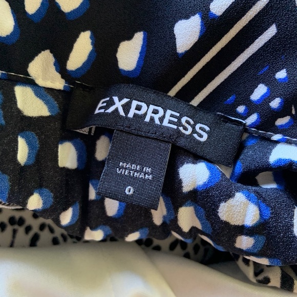 Express Pleated Asymmetrical Midi Dress - Picture 6 of 7